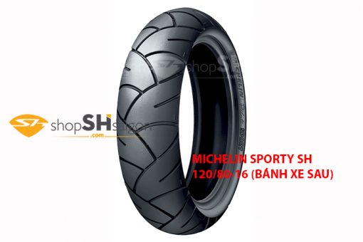 Lốp Xe Sau Michelin Pilot Sporty Cho SH 120/80-16 1