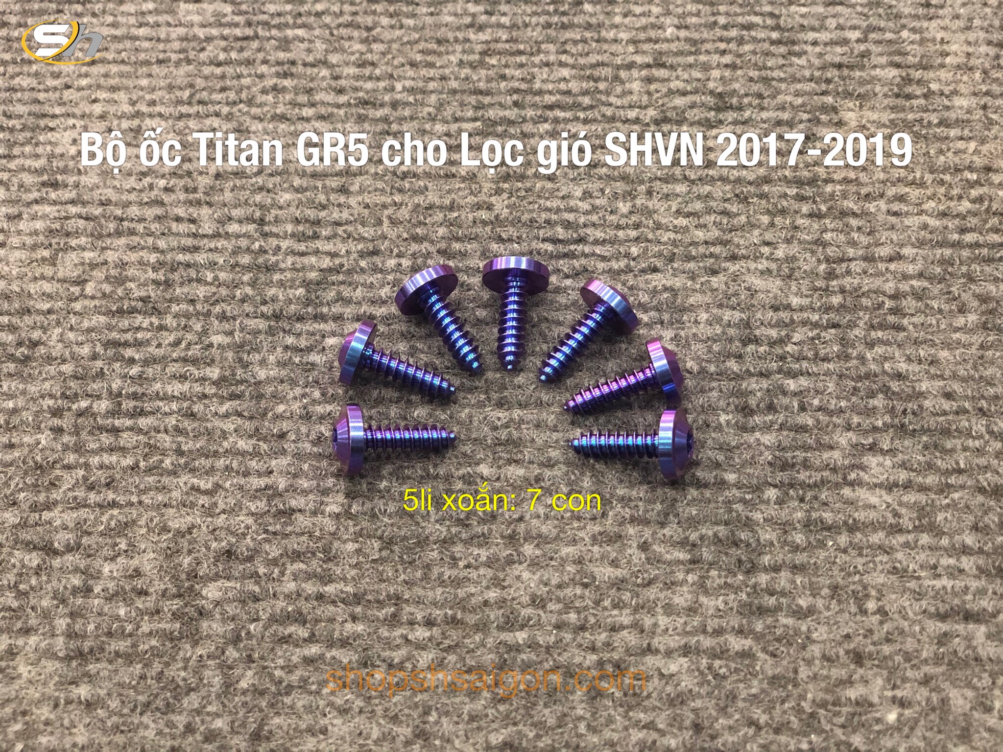 Bộ ốc Titan gắn cho lọc gió SHVN 2017-2019 6