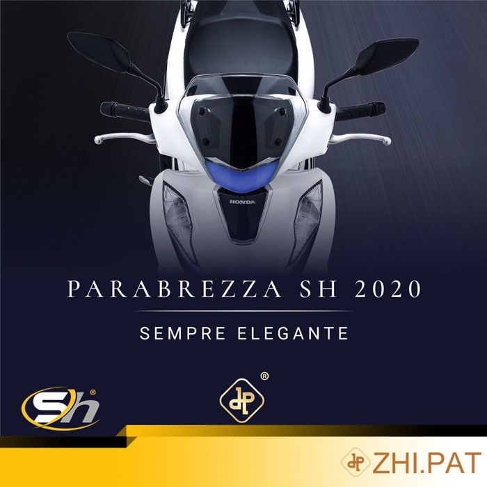 Kính chắn gió chính hãng ZHIPAT gắn cho SH 2020 (PARABREZZE SH 2020) 10