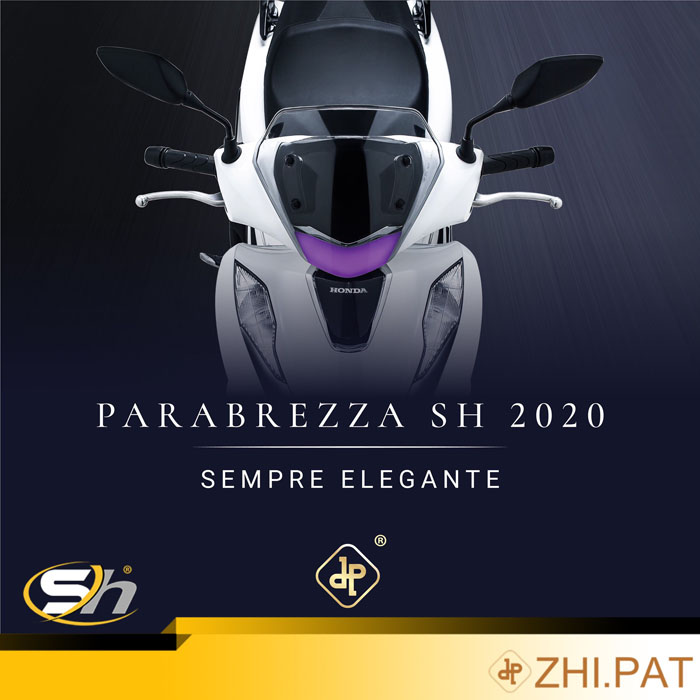 Kính chắn gió chính hãng ZHIPAT gắn cho SH 2020 (PARABREZZE SH 2020) 12