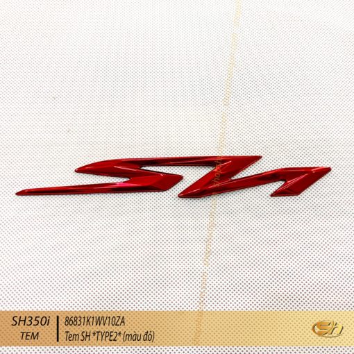 Biểu tượng SH màu đỏ cho SH350i - 86831K1WV10ZA 1