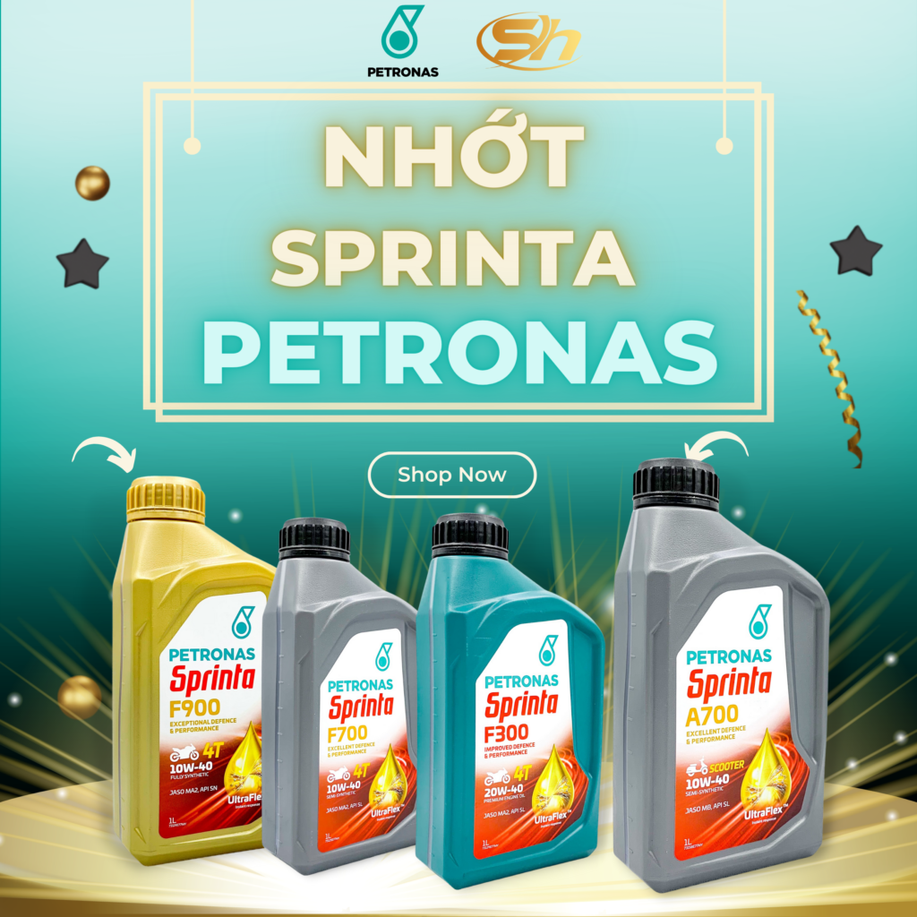 Nhớt xe máy Petronas Sprinta